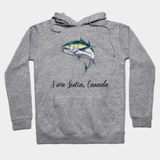 Nova Scotia Canada tuna fishing Hoodie