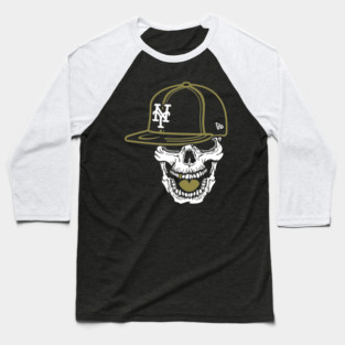 Hardcore Skull Baseball T-Shirt