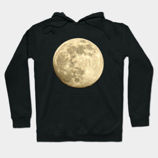 Full moon night sky the moon Hoodie