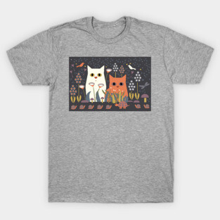 CATS IN A GARDEN T-Shirt