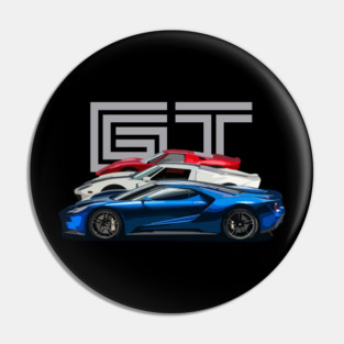 Ford GT Generations Pin