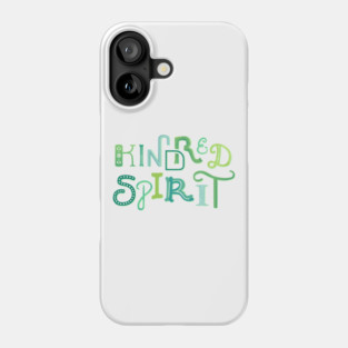 Kindred Spirit (green) Phone Case