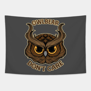 Owlbear don't care Tapestry