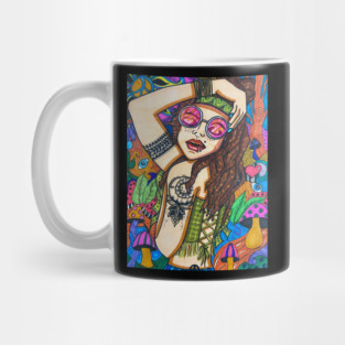 Hippie chick Mug