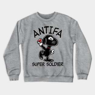 ANTIFA SOUPER SOLDIER Crewneck Sweatshirt