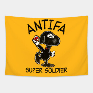 ANTIFA SOUPER SOLDIER Tapestry