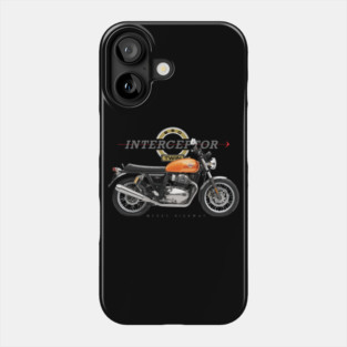 Royal Enfield Interceptor 650 18 orange, sl Phone Case