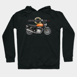 Royal Enfield Interceptor 650 18 orange, sl Hoodie