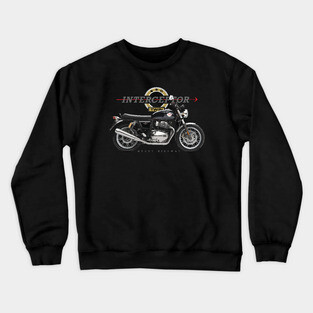 Royal Enfield Interceptor 650 19 black, sl Crewneck Sweatshirt