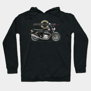 Royal Enfield Interceptor 650 19 black, sl Hoodie