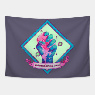 Wash Your Hands Tapestry
