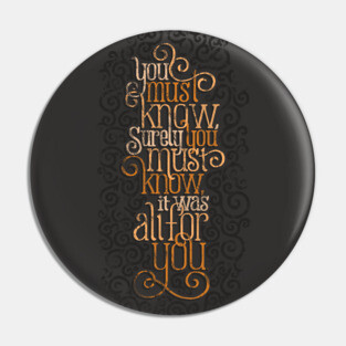 Surely You Must Know Pin