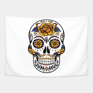 Sugar Skull Tapestry