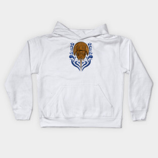 Horseshoe Crab Swirl Kids Hoodie