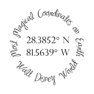 Most Magical Park Coordinates - Orlando, Florida T-Shirt