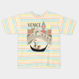 Gondola Ride in Venice Kids T-Shirt