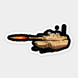 M1 Abrams - Desert War Sticker