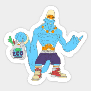 Teenage Deepliong Sticker