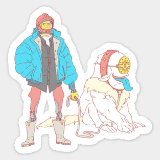 Going for a spacewalk Sticker