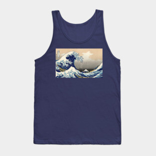 Hokusai Great Wave of Kanagawa Tank Top