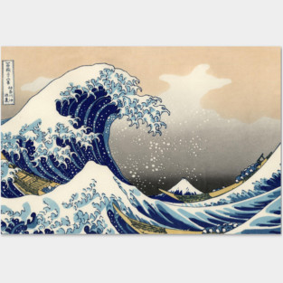 Hokusai Great Wave of Kanagawa Posters and Art
