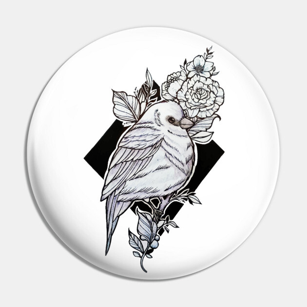 Bird Tattoo Robin Pin TeePublic