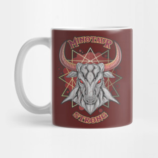 Minotaur Strong for tabletop roleplaying games Mug