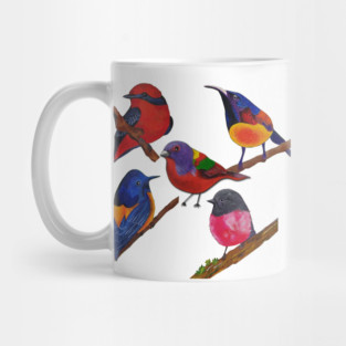 Colorful Birds Mug
