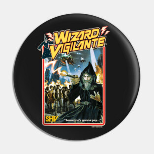 WIZARD VIGILANTE DESIGN 2 Pin