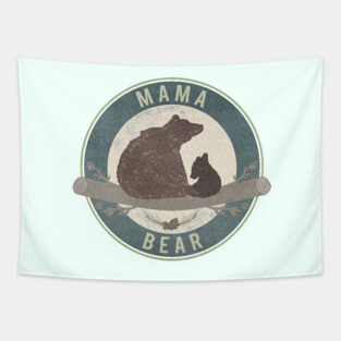 Mama Bear Tapestry