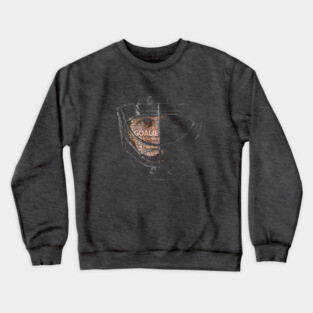Typographic Hockey Goalie Tribute Crewneck Sweatshirt