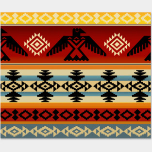Thunderbird | Native American Pattern Posters and Art