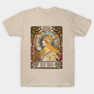 Vintage Gypsy Astrology Poster | Alphonse Mucha T-Shirt