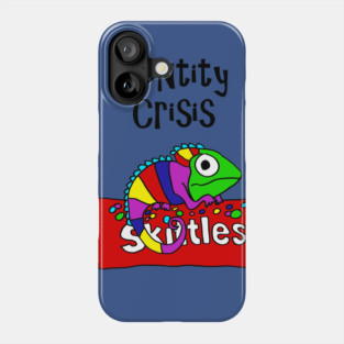 Funny Identity Crisis Chameleon on Skittles Bag Phone Case