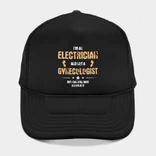 Funny Electrician Journeyman Dirty Jokes Adult Humor Hat