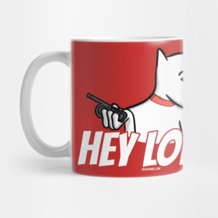 Essential Employee Dog With Walkie Hey LOD Mug