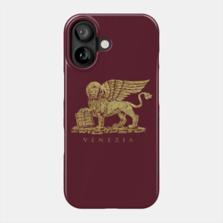 Leone di San Marco of Venezia - Vintage Gold Phone Case