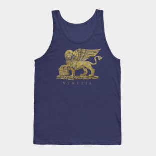 Leone di San Marco of Venezia - Vintage Gold Tank Top