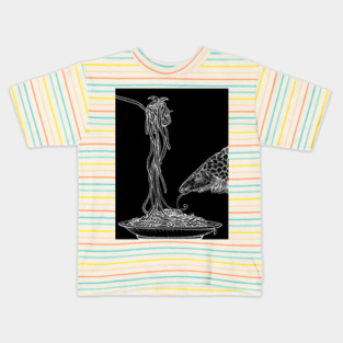 PANGOLINS LOVE SPAGHETTI Kids T-Shirt