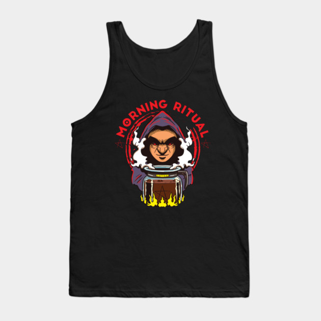Morning Ritual Coffee Tank Top by Cosmo Gazoo