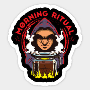 Morning Ritual Coffee Sticker