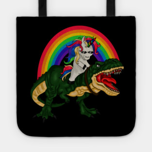 T Rex Unicorn Lover, Unicorn dinosaur Tote