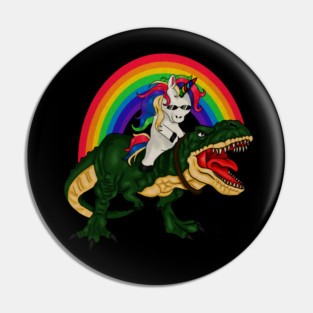 T Rex Unicorn Lover, Unicorn dinosaur Pin