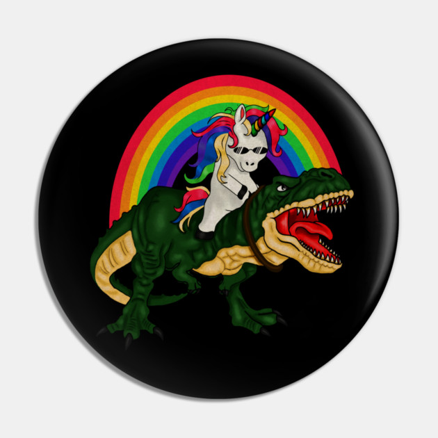 T Rex Unicorn Lover, Unicorn dinosaur Pin by logiamerch