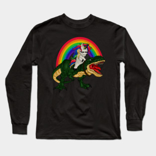 T Rex Unicorn Lover, Unicorn dinosaur Long Sleeve T-Shirt