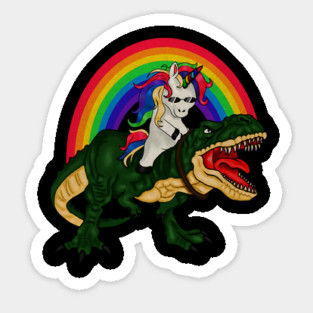 T Rex Unicorn Lover, Unicorn dinosaur Magnet