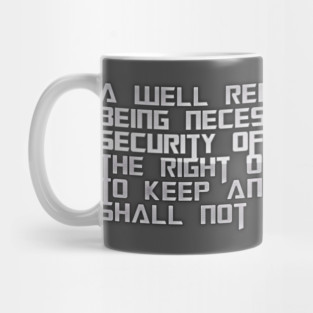 second amendment Mug