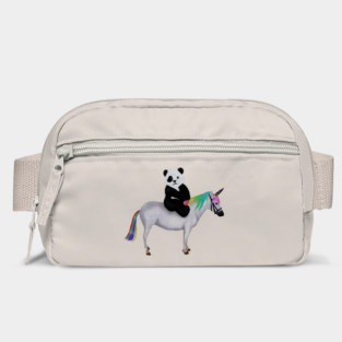 Cute Panda riding Unicorn, Birthday Girl, Women Bag