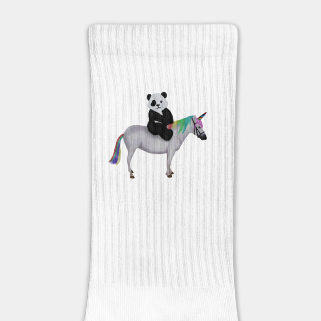 Cute Panda riding Unicorn, Birthday Girl, Women by logiamerch