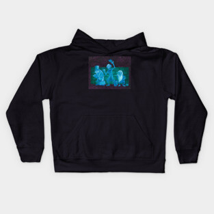 Beware Hitchhiking Ghosts Kids Hoodie